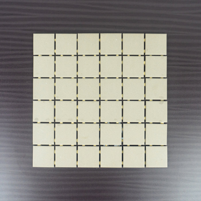 12"x 12" 36-Tile Unglazed Mosaic - Light Grey 20 pcs (20 sq ft/box)