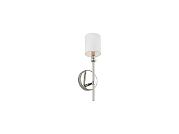 Single Light  Nickel Wall Sconce