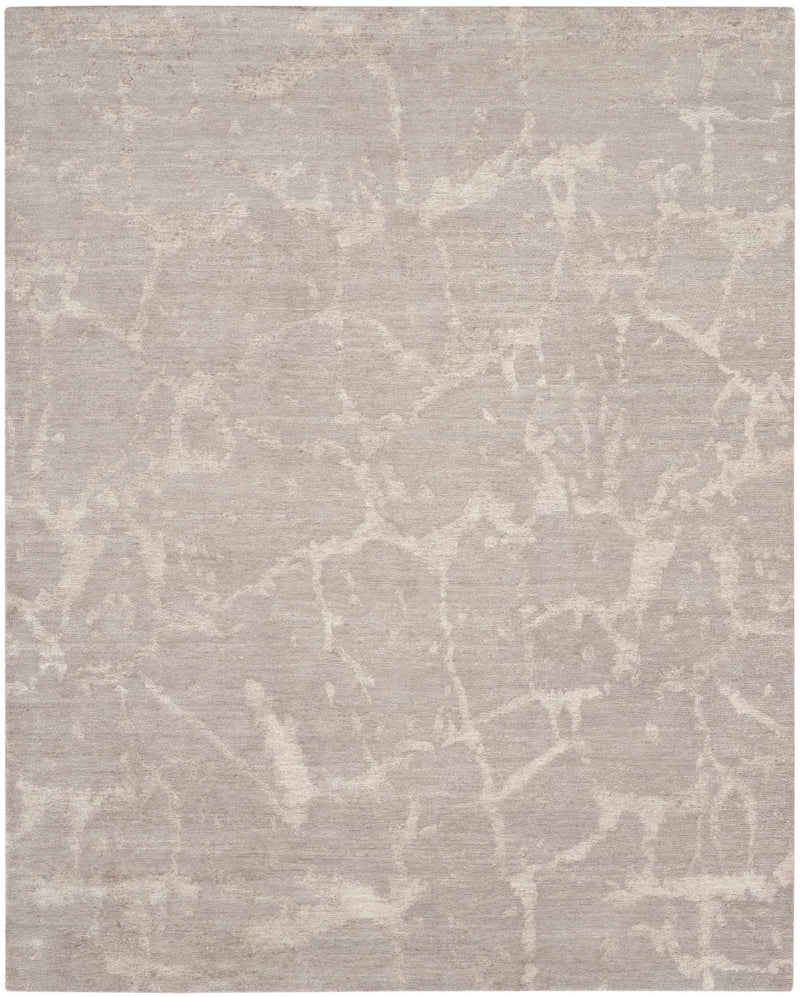 8x10-ft Wool Area Rug, Silk Shadows Abstract