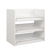 ClosetMaid Impressions 3-Shelf Shoe Organizer in White