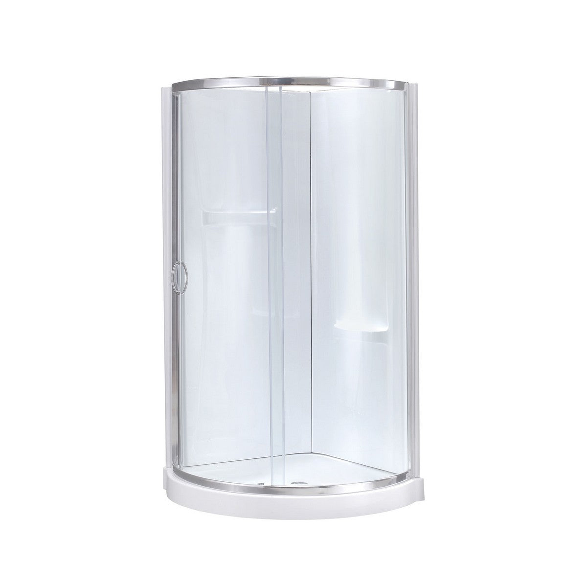 OVE Chrome 38" Sliding Shower Door