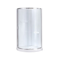 OVE Chrome 38" Sliding Shower Door