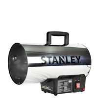STANLEY 60,000 BTU LP Forced Air Heater, Silver