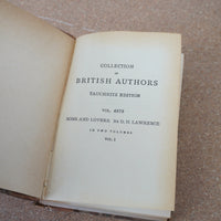Sons and Lovers by D.H. Lawrence 1929