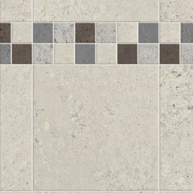 Utile 48x80 Single Back Shower Wall Panel in Stone Sahara