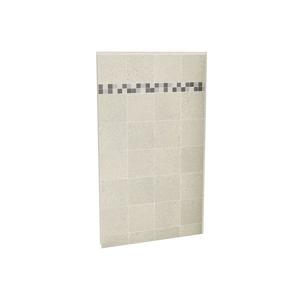 Utile 48x80 Single Back Shower Wall Panel in Stone Sahara