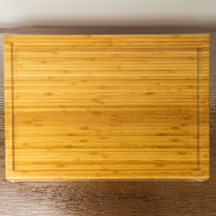 17 x 12 x 1.75 Wooden Cutting Board With Juice Groove