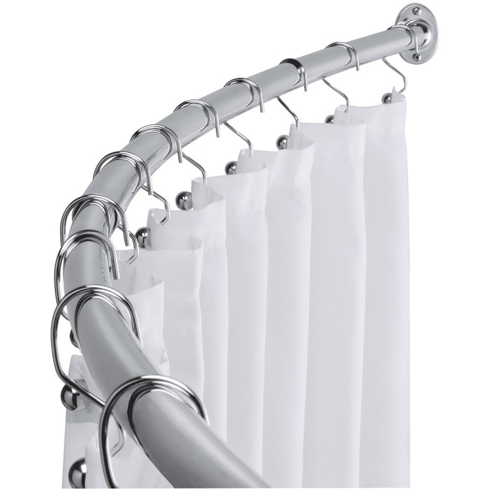 Taymor Adjustable Curved Shower Rod, 52-72-inch, Polished Chrome 02-D9688