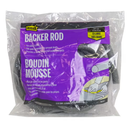 M-D Building Products Gap & Joint Filler Backer rod of Extra-Large in Grey