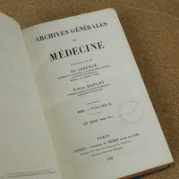 The Archives Générales de Médecine Serie 6 Vol 12 by Simon Duplay 1868