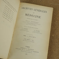 The Archives Générales de Médecine Serie 8 Vol 3 by Simon Duplay 1895