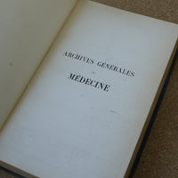 The Archives Générales de Médecine Serie 7 Vol 15 by Simon Duplay 1885