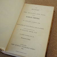 The History of The Decline and Fall of The Roman Empire Vol 6 by Edward Gibbon 1855