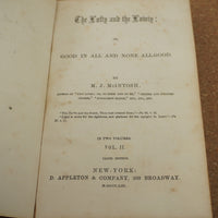 The Lofty and the Lowly, or Good in All and None AllGood Vol 2 by MJ Mcintosh 1864