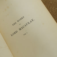 The Works of Lord Macaulay Vol 1 1866