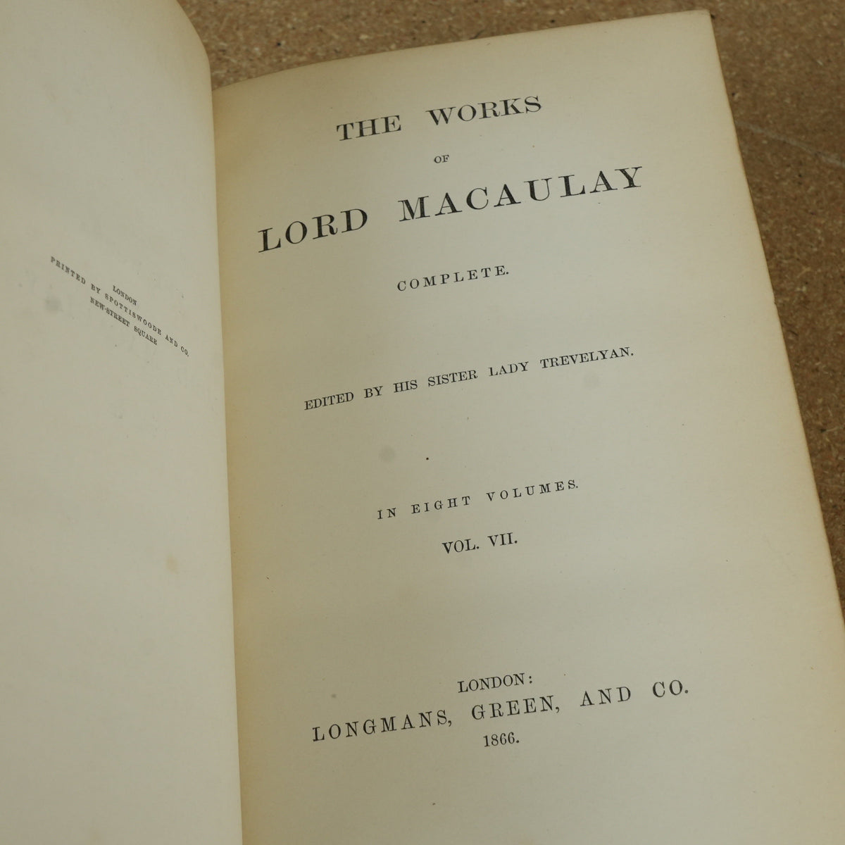 The Works of Lord Macaulay Vol 7 1866