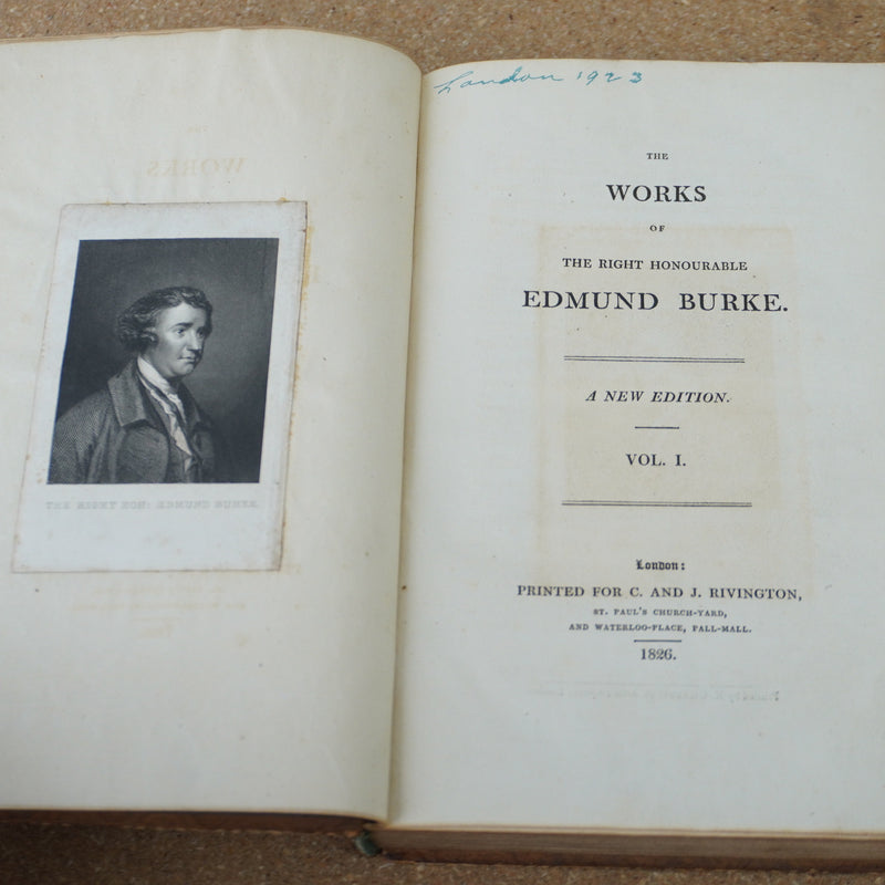The Works of the Right Honourable Edmund Burke, Volume 1 1826