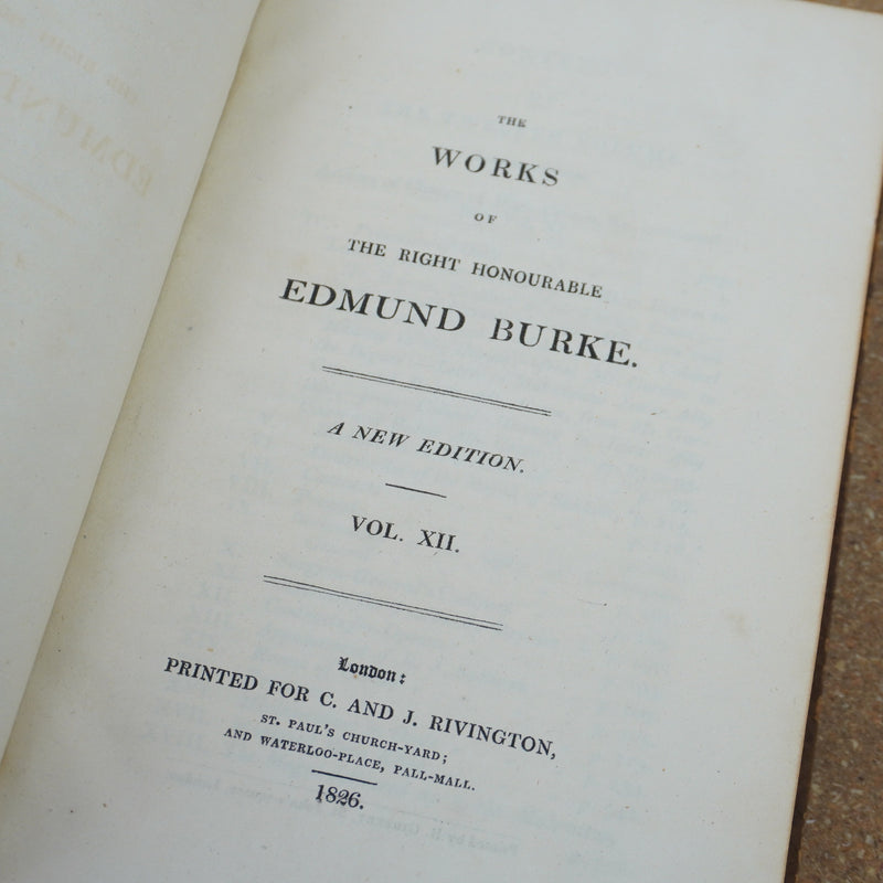 The Works of the Right Honourable Edmund Burke, Volume 12 1826