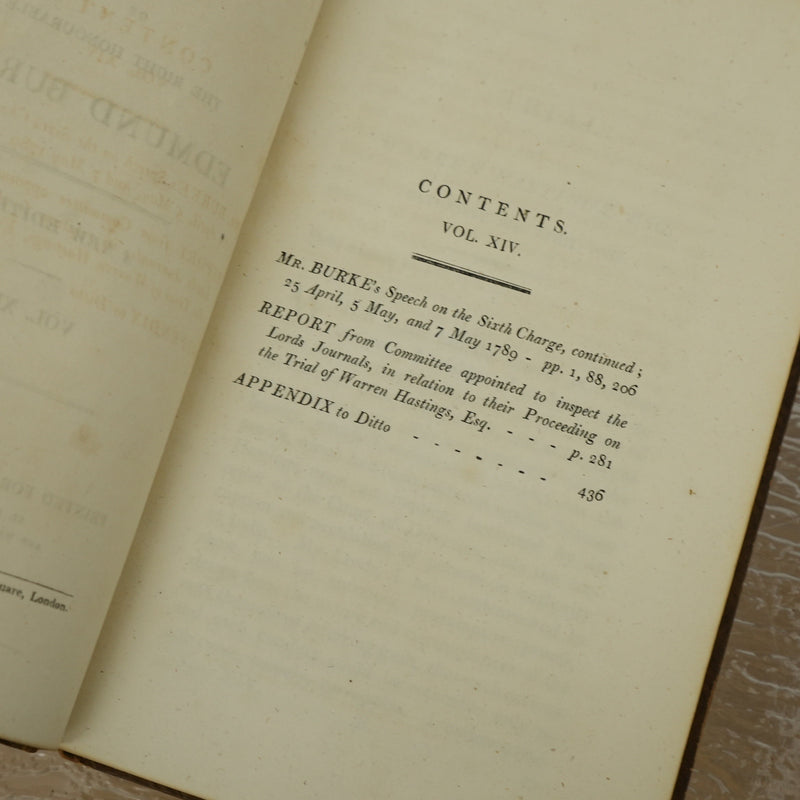 The Works of the Right Honourable Edmund Burke, Volume 14 1826