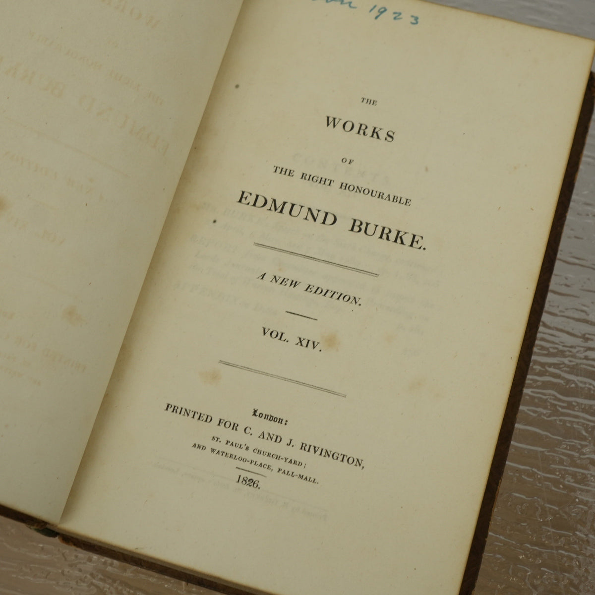 The Works of the Right Honourable Edmund Burke, Volume 14 1826