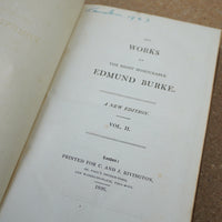 The Works of the Right Honourable Edmund Burke, Volume 2 1826