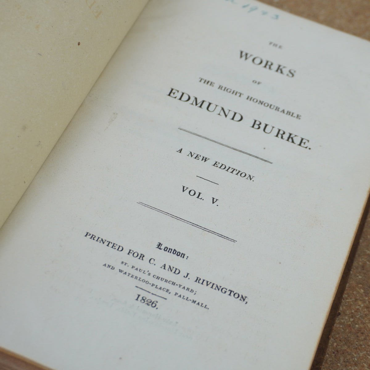 The Works of the Right Honourable Edmund Burke, Volume 5 1826