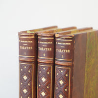 Théâtre by Maurice Maeterlinck 1912 - Complete Set of 3 Vol