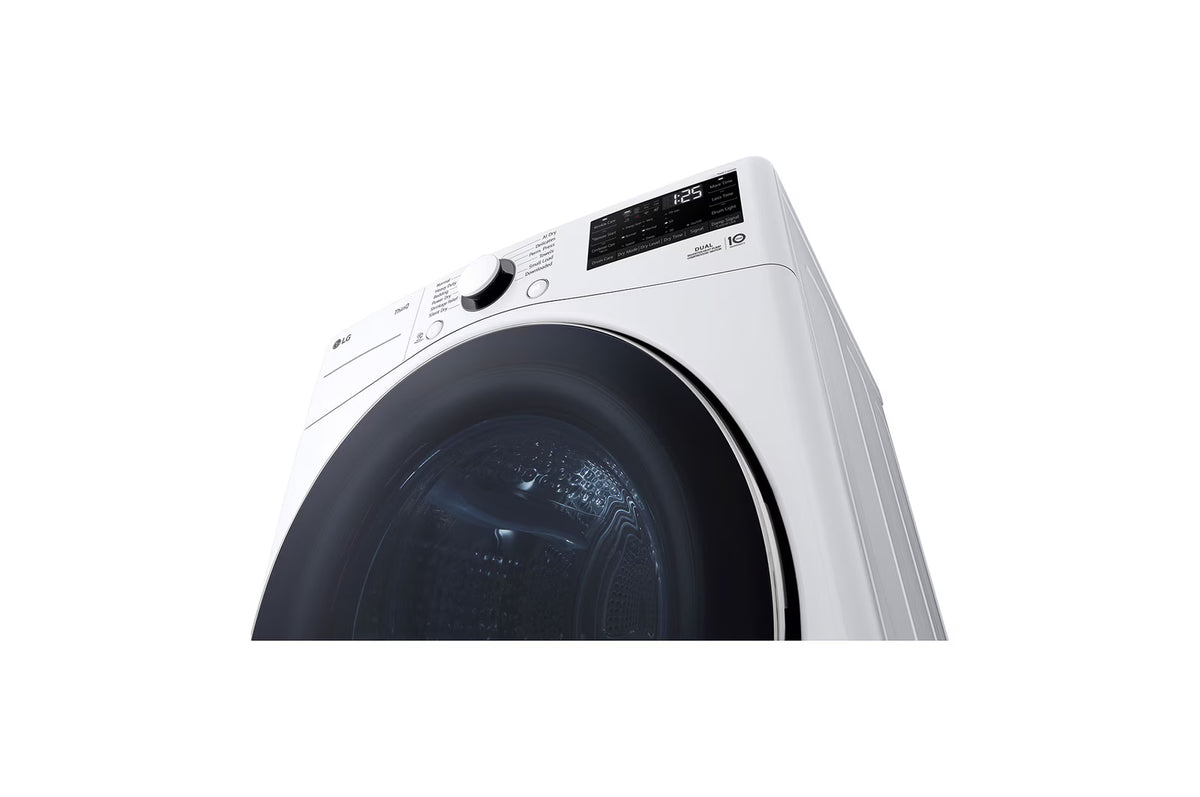 7.8 cu. ft. Mega Capacity ventless Smart Front Load Dryer in White with Dual Inverter HeatPump Technology