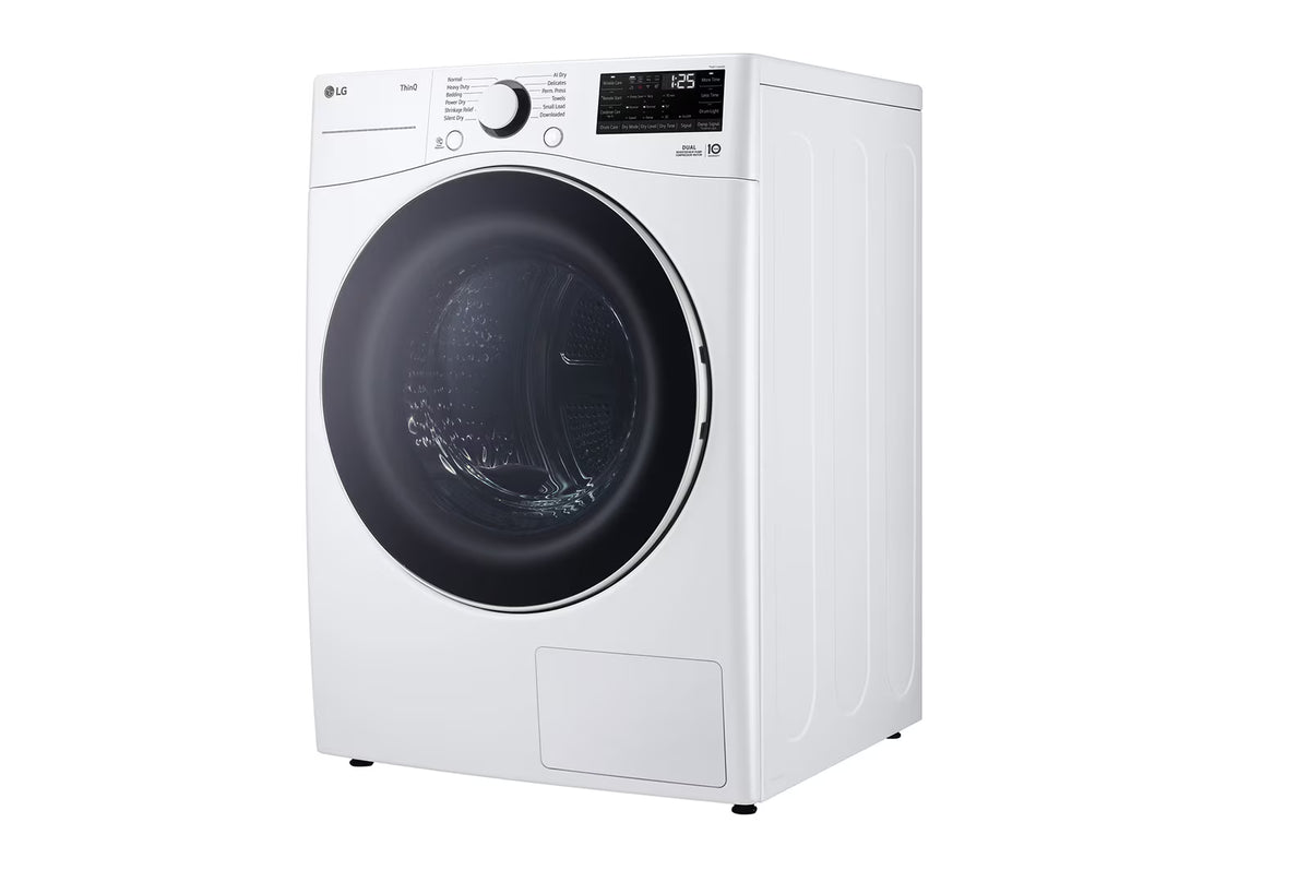 7.8 cu. ft. Mega Capacity ventless Smart Front Load Dryer in White with Dual Inverter HeatPump Technology