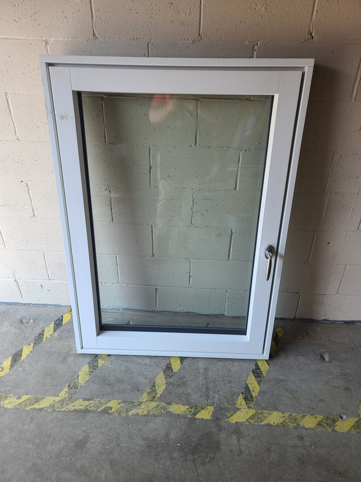 53.5 inch H x 38.5 inch W Black and White Casement Door