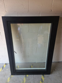 53.5 inch H x 38.5 inch W Black and White Casement Door