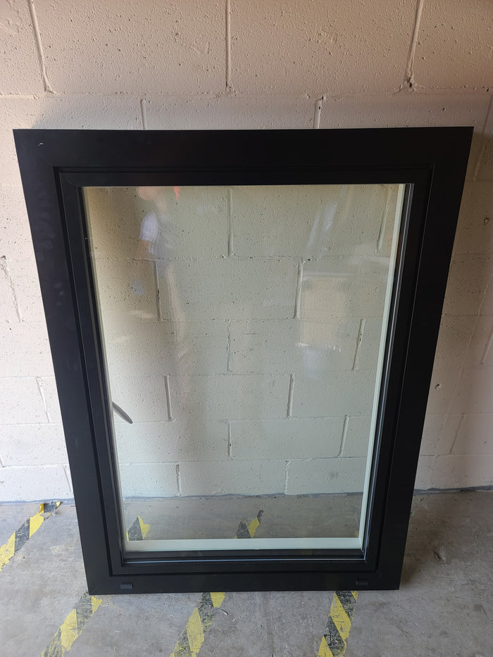 53.5 inch H x 38.5 inch W Black and White Casement Door