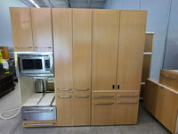 17 Piece Modern Maple Kitchen with Appliances