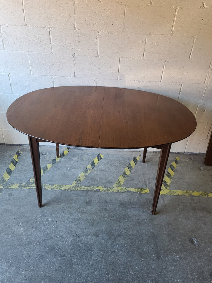Brown Dining Table with 2 Leafs