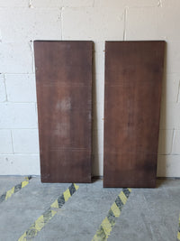 Brown Dining Table with 2 Leafs