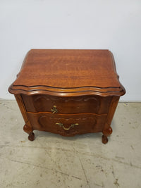 French Cherry Wood Nightstand (Missing 1 Drawer Handle)