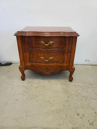 French Cherry Wood Nightstand