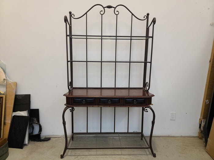 Wrought Iron Bakers Rack