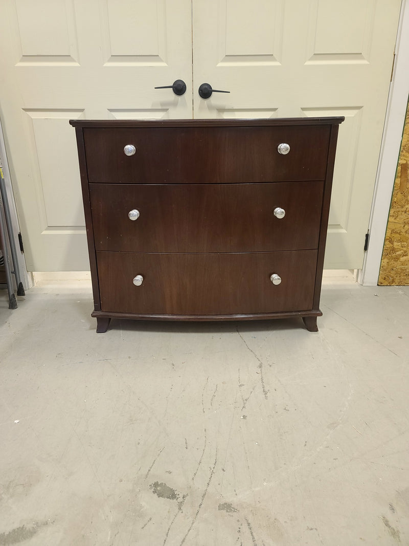 3 Drawer Brown Dresser