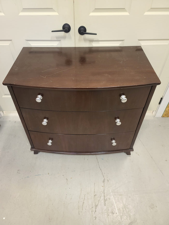 3 Drawer Brown Dresser