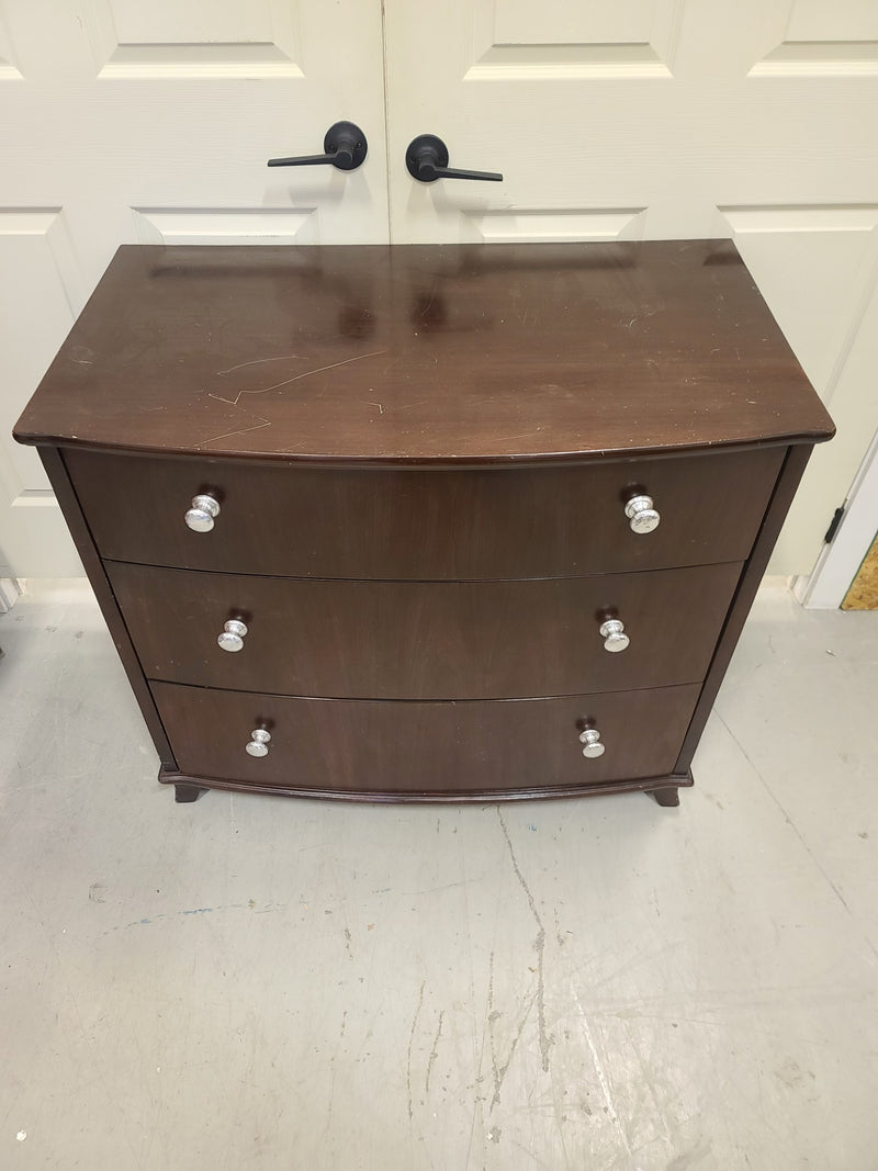 3 Drawer Brown Dresser