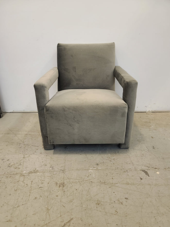 Stellan Mushroom Velvet Occasional Chair