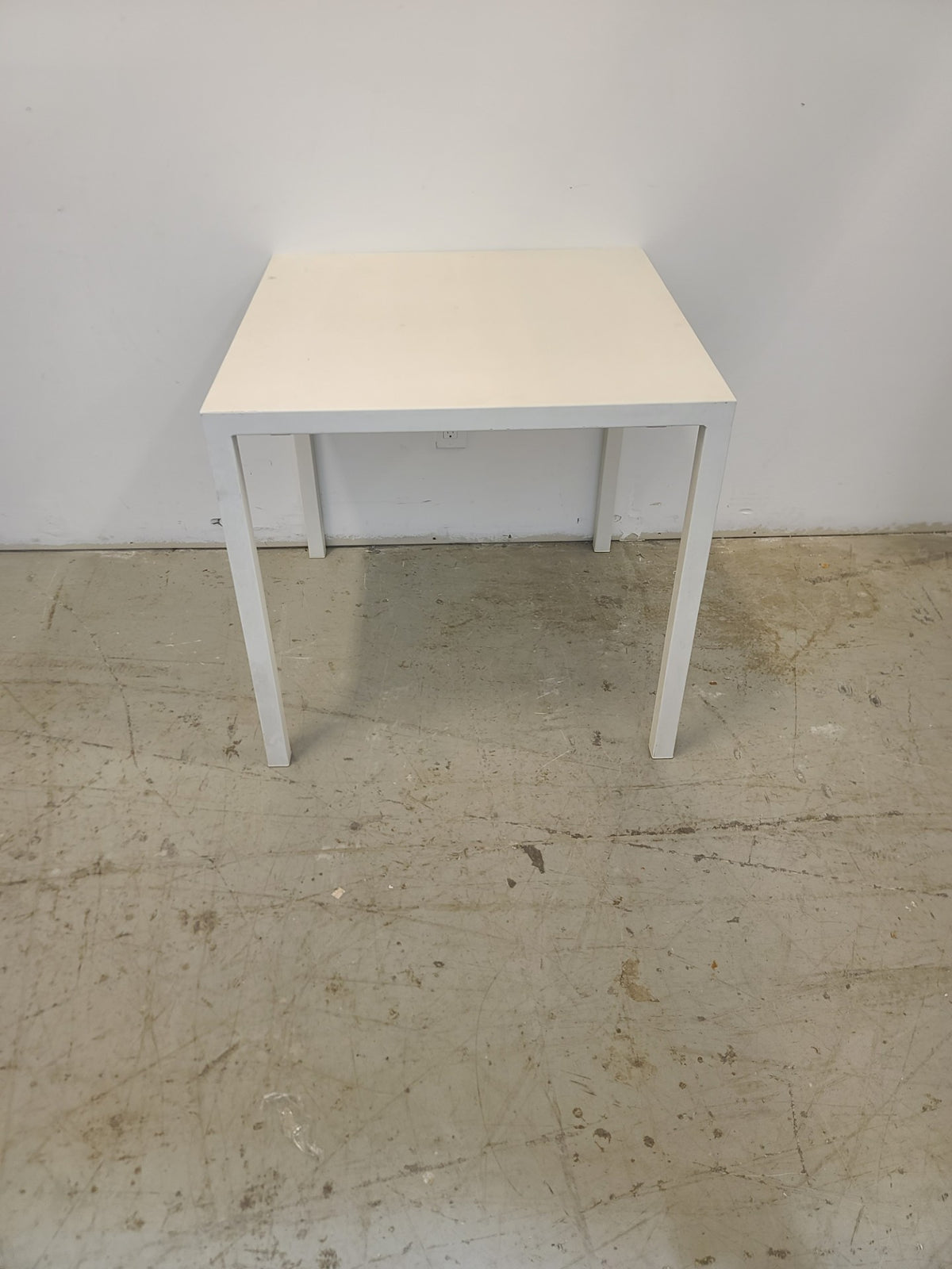 White Metal Table