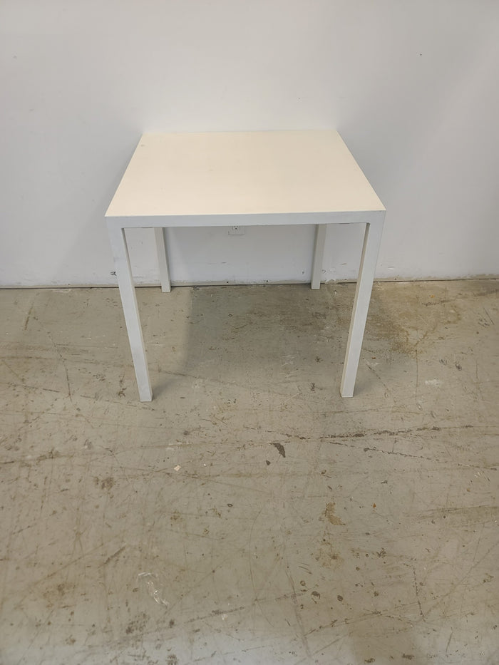 White Metal Table