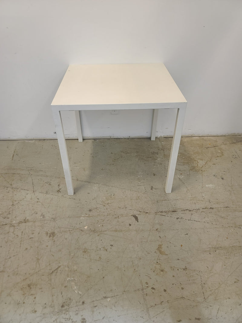 White Metal Table