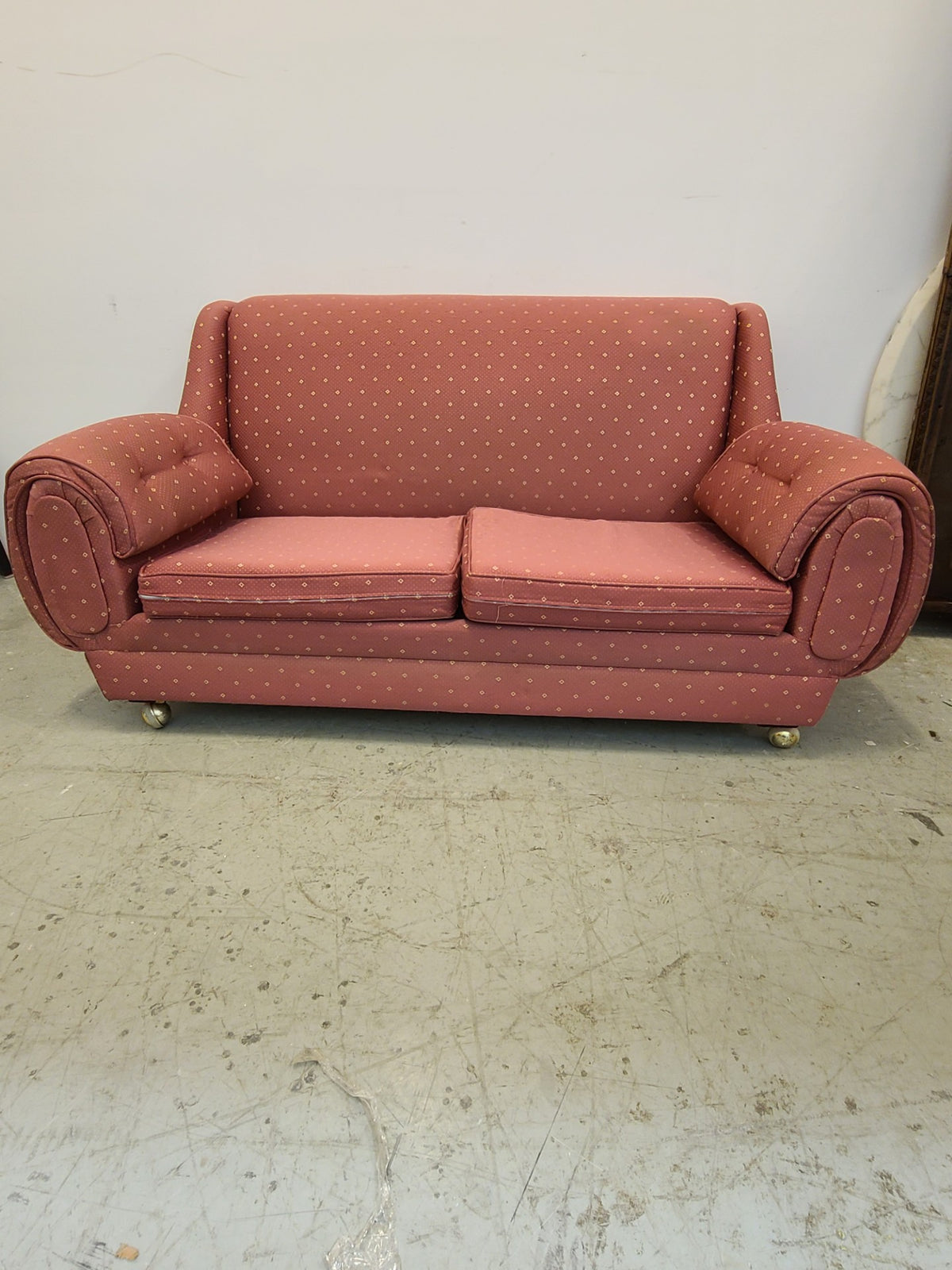 Red Loveseat