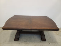 Dark Brown Dining Table with 4 Chairs