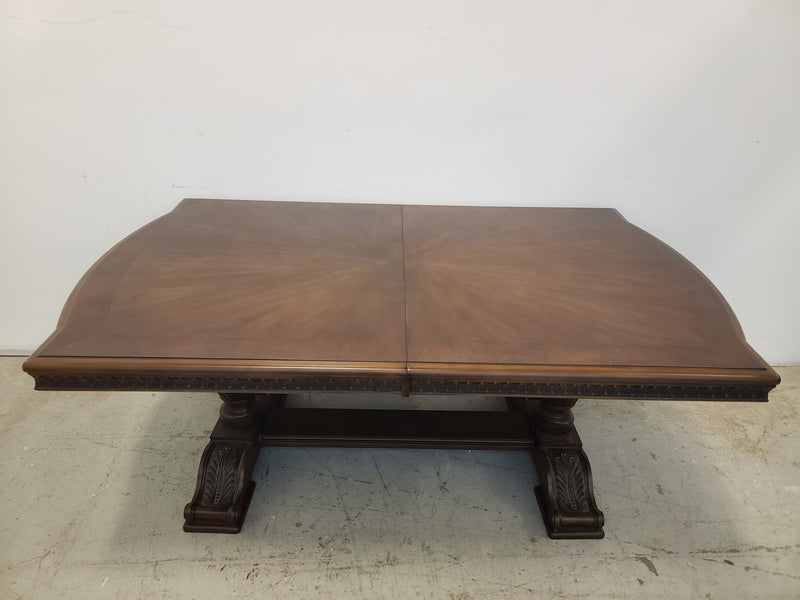 Dark Brown Dining Table with 4 Chairs
