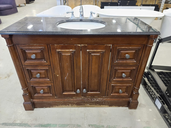 Dark Brown Bathroom Vanity