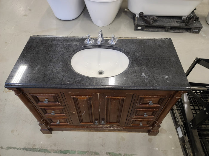 Dark Brown Bathroom Vanity